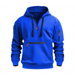 S&uuml;gistalvine meeste kapuuts, t&otilde;mblukk, sisekujundus lahtine elastne manseti n&ouml;&ouml;r, soe pullover, keskmise pikkusega hip-hop &uuml;hev&auml;rviline topp sportlikuks igap&auml;evaseks kandmiseks S valge