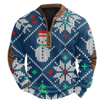 Meeste talvine pandlaga dressipluus Meeste tr&uuml;kitud meeste kampsun XXXXL