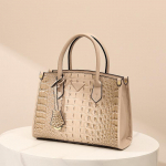 Retromoodne &otilde;lakott Urban Lihtne suure mahutavusega k&auml;ekott Krokodilliprintiga naiste Crossbody kott khaki