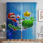 Vahesein Marios Shades Pimendavad kardinad elutoa kardinad Kodu sisekardinad 2 t&uuml;kki t&uuml;ll magamistoa k&ouml;&ouml;gi jaoks W107xH213cmx2pcs-CL