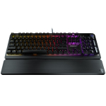 ROCCAT M&auml;nguklaviatuur Pyro USA inglise paigutus Juhtmega Mehaaniline Lineaarne TTC T&auml;issuuruses RGB Helitugevuse nupp Randmetugi Windows 7 v&otilde;i uuem Must/Must []