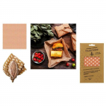 Emballage alimentaire r&eacute;utilisable &agrave; la cire d'abeille sp&eacute;cial pain - 35 x 66 cm