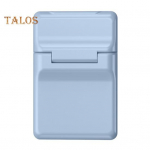 Magnetiline rahakoti telefonihoidik 3 kaardiga turvaline alus, pesa kaardihoidja IPhone'i jaoks Multifunktsionaalne reguleeritav telefonialus MagSafe'i &uuml;mbriste jaoks tumesinine v&auml;rv