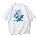 QICED Suvine l&uuml;hikeste varrukatega T-s&auml;rk Meeste O-kaelusega Trend Bottom s&auml;rk XXXXXL punane