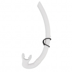 Sukeldumishingamistoru kokkupandav pehme huulikuga silikoonist vabasukeldumissnorkel allveep&uuml;&uuml;giks valge