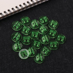 20 tk/partii l&auml;bipaistev plastikust alus kaardialus lauam&auml;ngude jaoks kaardihoidja m&auml;ngutarvikud roheline