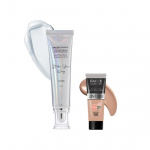FACESCANADA Celeb Glow Kit keskmise katvusega h&otilde;bedane strobe kreem (30 ml) + Soe looduslik kogu p&auml;eva Hydra Matte Mini jumestuskreem (15 ml)