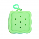 Pehmete aukudega m&uuml;ndikott Mini silikoonist kaardihoidja T&otilde;mblukuga hoiukott Naiste t&uuml;drukute armas meisterdamise rahakott