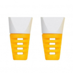 2tk Kaablikaitse Universaalne purunemisvastane PVC telefonilaadija Laadimisjuhe telefonitarvikud must