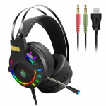Games Headset Professional Mugavad k&otilde;rvaklapid m&uuml;rasummutusmikrofoniga Juhtmega k&otilde;rvaklapid arvutile 1 tk M&auml;nguk&otilde;rvaklapid