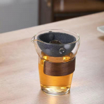 360&deg; P&ouml;&ouml;rlev Poorideta Filtreerimis Teekann Klaasist Teekeetja Teekurn Poolautomaatne Teekann Kodu, Kontori, Reisimise jaoks Gong Fu Tee komplekt puhas