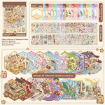 Armas Kapiibara 3D Maastiku Kleebiste Kollektsiooni Album Koomiks Miniatuurse Stseeni Isetegemise M&auml;nguasi M&auml;ng S&uuml;nnip&auml;evakingitused