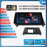 Ossuret 10.25 Carplay Android 13 Autoradio BMW X5 E70 X6 E71 CCC CIC autode nutikate s&uuml;steemide raadiole GPS-navigaator Stereo DSP Bluetooth SWC Peakomplekt 8W 8G 128G,AI