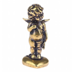 1 tk Retro vask Armastuse Jumal Cupido kuju V&auml;ikesed kaunistused Vasest ingli kujukesed T&ouml;&ouml;laua kaunistused Kodukaunistused Aksessuaarid 1pc