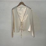 Johnature Originaal Vintage Hiina stiilis linane frenulum s&auml;rk Suvi Naistele V-kael Long Sleeves Disain Vabaaja s&auml;rk One Size beež
