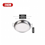 &Uuml;mmargused roostevabast terasest serveerimistaldrikud k&uuml;lmade nuudlite valmistamise roogade jaoks Aurukandik s&ouml;&ouml;gin&otilde;ud K&ouml;&ouml;gi kondiitripann koos k&auml;epidemega