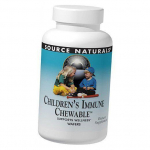 Immuuns&uuml;steemi tugi lastele, Wellness Children's Immune n&auml;rimistabletid, Source Naturals (71355023) 30tab Berry
