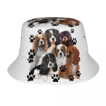 Cavalier King Charlesi spanjel &auml;mbrim&uuml;ts Unisex Naistele Unisex Mood Peregrupp Koeraarmastaja Suvine Kalurim&uuml;ts One Size