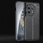 OnePlus 12R &uuml;mbriskate OnePlus 12R Capas p&otilde;rutuskindel pehme TPU silikoonist telefoni tagumine p&otilde;rkera nahast Fundas One Plus OnePlus 12R jaoks For Oneplus 12R must