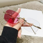 Lady Fashion &auml;&auml;risteta fotokroomsed prillid Luksuslikud sinised valgust blokeerivad viimistletud l&uuml;hin&auml;gelikkusprillid v&auml;listingimustes kasutatavad v&auml;rvimuutvad p&auml;ikeseprillid -1.5