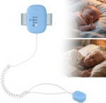 Voodim&auml;rgamise alarm valju ja tugeva vibratsiooniga-USB laetav lastele ja t&auml;iskasvanutele-Peatab &ouml;ised &otilde;nnetused sinine