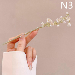 Iidsed juuksepulgad Vintage Hiina naiste juuksepulgad Naistele p&auml;rlitega ehted juuksepulgad Hanfu peakate Juuksen&otilde;el Aksessuaarid N1