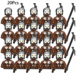 12CM 20tk Keskaegne S&otilde;jav&auml;gi Haldjate Vald Lord Of Elven Guard Armee Orkide P&auml;kapikkude S&otilde;dalased S&otilde;rmuste Lapsed Mini Kokkupandavad Ehitusklotside Figuurid