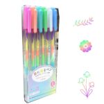 6/12x Rainbow Geelpliiats V&auml;rviline Rainbow pastapliiats 6
