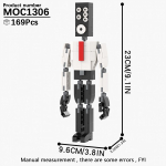 MOOXI Skibidi Tualettlaagri Komplekt MOC Klotsid M&auml;ng Super Titaan Boss Woofer TV Kaamera K&otilde;lar Sireen Mees Boss Ehitusklotsid Laste M&auml;nguasjad