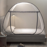 Yurt Foldable No-Install Mosquito Net for Single/Double Beds - Simple Style Student 90x195 cm