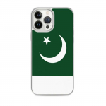 Coque iPhone &ndash; mitmev&auml;rviline &ndash; Drapeau Pakistan &ndash; Souple &ndash; &uuml;hilduv iPhone 13 Pro Max &ndash; vertikaalne