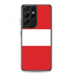 Coque T&eacute;l&eacute;phone &ndash; Samsung &ndash; Galaxy S24 Ultra &ndash; Drapeau du P&eacute;rou &ndash; Souple &ndash; mitmev&auml;rviline