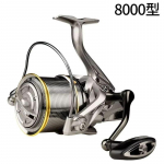 Suur p&uuml;&uuml;girull, p&ouml;&ouml;rlev 8000/9000/10000/12000/14000 suurus trolling metallist pool Ilma vaheta kaldus ankur kalapool Karpkala pooli pikamaa heitmine 8000Series