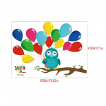 Multifilmi puuoksa &ouml;&ouml;kull &otilde;hupalli seinakleebis Lasteaia lastetoa kaunistamise seinakleebis 45*60cm