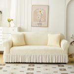 Žakardi volang&auml;&auml;rega diivanikate - Universaalne sobivus k&otilde;ikideks aastaaegadeks Two-seater 145-185cm