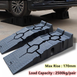 Raskeveokite Autohoolduse Ramp Kaasaskantav Vastupidav Libisemisvastane S&otilde;iduki Tugi Remondit&ouml;&ouml;riist Plastikust L&auml;vepakurambi Komplekt 90*33*22cm