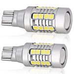 TORIBIO T16 LED Tagatuli, Plahvatuslik Valgus, 4000 Luumenit/2 Pakki, Mittepolaarne, DC10-30V, 28SMD, 3030, T16/T15
