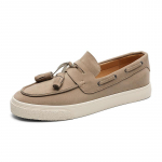 Br&auml;nd Khaki Suede Meeste Mokassiinid Tutt Mood Nahast Vabaaja Jalan&otilde;ud Mehele S&uuml;gis Kerged Madalad Slip-on Jalan&otilde;ud Mehe Mokassiinid 39