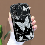 Armas koomiksimustriga kreemja tekstuuriga korpus, lainelise servaga pehme silikoonkaanega telefoni&uuml;mbris Xiaomi Redmi jaoks Xiaomi Poco C55