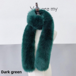 Talvine Uus Rebasekarusnahast Sall Mitmek&uuml;lgne Sall Imitatsioonkarusnahast Pikk &Uuml;hev&auml;rviline Karusnahk Soe Karusnahast Krae Lapsed tumeroheline v&auml;rv