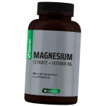 Magneesiumtsitraat ja B6-vitamiin, Magnesium Citrate + B6, Sporter 60 tab (36584010) 60tab