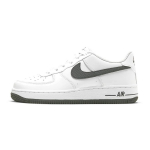 Nike Air Force 1 Low GS Valge Raudhallid Laste Tossud Obsidiaan DJ4617-100 35.5