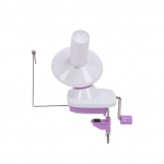 L&otilde;ngakerija K&auml;siv&auml;ndaga Kompaktne ABS-plastikust Kaasaskantav L&otilde;ngakera Kerija Heegeldamiseks K&auml;sit&ouml;&ouml; Lilla 2-osaline Komplekt lilla