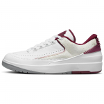 Air Jordan 2 Retro Low Cherrywood Meeste Tennised Valge Cherrywood-Punane Light-Steel-Hall DV9956-103 41