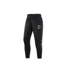 Nike fliisvoodriga kootud tr&uuml;kitud vabaaja dressip&uuml;ksid meestele Must DO2804-010