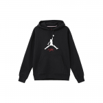 Jordan Essentials logoprindiga pikkade varrukatega kapuutsiga pusa meestele, must FD7546-010 XL