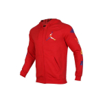 Jordan Logo Lukuga Kapuutsiga Jakk Meeste &Uuml;ler&otilde;ivad Punane CJ7880-657 M