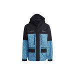 Adidas Originaalid Trefoil Letter Logo Print Colorblock pikkade varrukatega jakk Meeste jakid Sinine HK5019 L