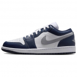 Air Jordan 1 Low Midnight Navy Meeste Tossud Sinine Valge Hunt-Hall 553558-141 44