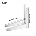 Kliimaseadme tugi Akna AC tugi Tugev roostevabast terasest Reguleeritav kinnitus Kandev paigaldus